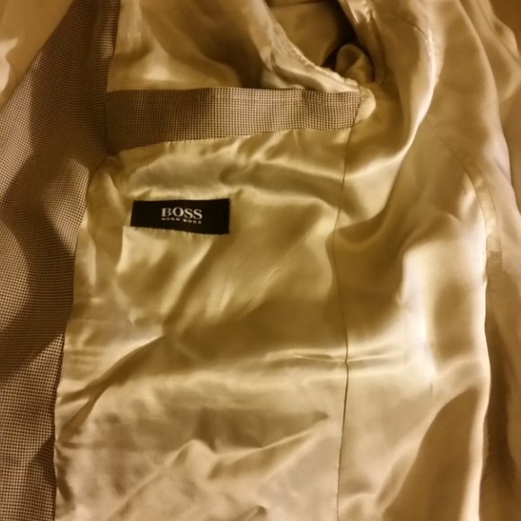 COPY - Hugo Boss sport coat, large, white & black check - Picture 4 of 4